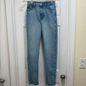 Reformation Liza Ultra High Rise Slim Straight Jeans Size 26 Malta Wash